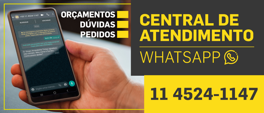 telao com imagens de equipamentos de pintura airless da empresa cetec