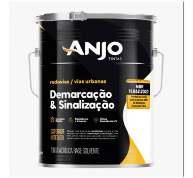 ANJO DEMARCAÇÃO & SINALIZAÇÃO 18L AMARELO