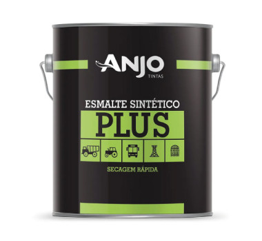 ANJO ESMALTE AUTOMOTIVO 3,6L PRETO FOSCO