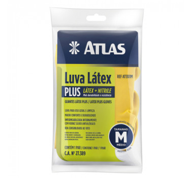 ATLAS LUVAS LATEX EXTRA GRANDE AT1301EG