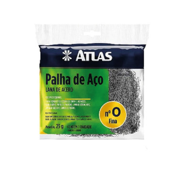 ATLAS PALHA DE AÇO NUMERO 0