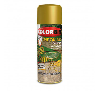 COLORGIN SPRAY METALLIK EXTERIOR OURO