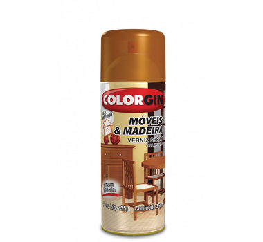 COLORGIN SPRAY VERNIZ MOVEIS E MADEIRA FOSCO NATURAL