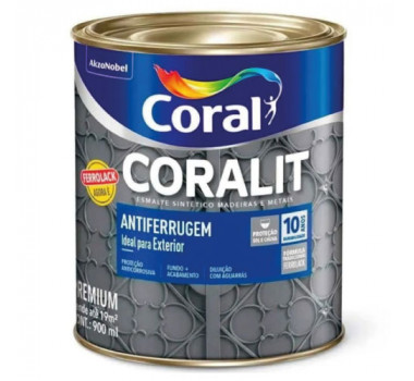 CORALIT FERROLACK ANTIFERRUGEM VERMELHO 0,9L