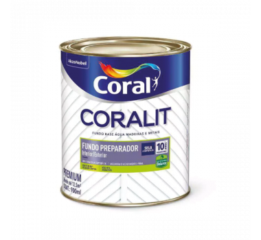 CORAL CORALIT FUNDO BASE AGUA 0,9L BRANCO