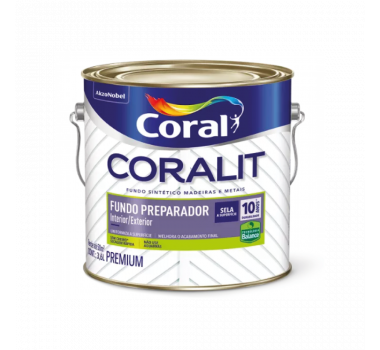 CORAL CORALIT FUNDO BASE AGUA 3,6L BRANCO