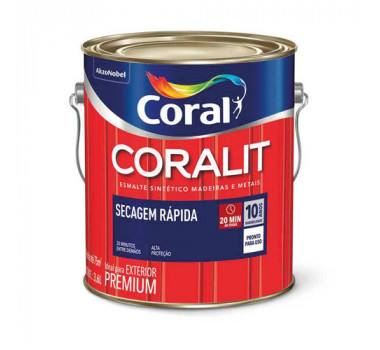 CORAL CORALIT SECAGEM RAPIDA 3,0L CINZA ESCURO