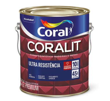 CORAL CORALIT ULTRA FOSCO 3,6L PRETO