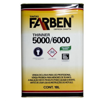 FARBEN THINNER 6000 18L