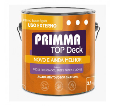 PRIMMA TOPDECK VERNIZ NATURAL FOSCO 3,6KG