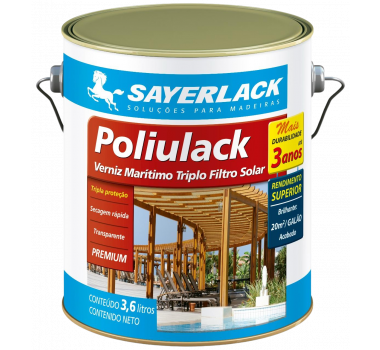 SAYERLACK POLIULACK ACETINADO 3,6L