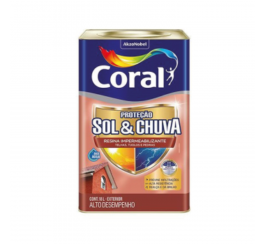 CORAL SOL E CHUVA 18L IMPERMEABILIZANTE BRANCO