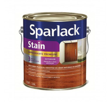 SPARLACK STAIN PLUS ACETINADO 3,6L NATURAL