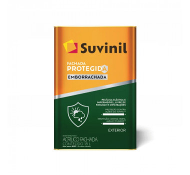 SUVINIL FACHADA PROTEGIDA EMBORRACHADA 18L BRANCO