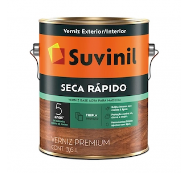 SUVIVINIL VERNIZ BASE AGUA BRILHANTE IMBUIA 3,6L