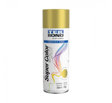 TEK BOND SPRAY METALICO DOURADO