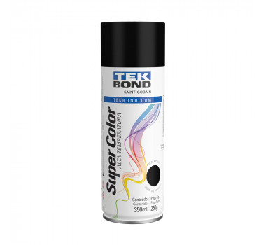 TEK BOND SPRAY ALTA TEMPERATURA PRETO