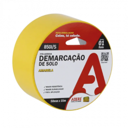 ADERE FITA DEMARCAÇAO SOLO AMARELO 50MM X 15M