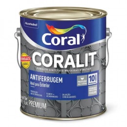 CORALIT FERROLACK ANTIFERRUGEM PRETO 3,6L