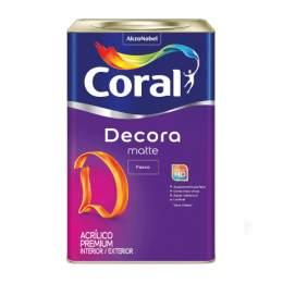 CORAL DECORA MATTE 18L CASCALHO