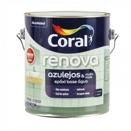 CORAL RENOVA AZULEJOS BRILHANTE 3,6L BRANCO