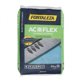 FORTALEZA ARGAMASSA AC-III FLEX CINZA 20KG