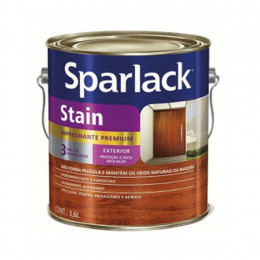 SPARLACK STAIN PLUS ACETINADO 3,6L MOGNO