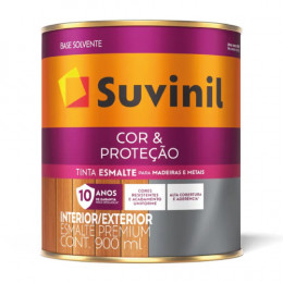 SUVINIL ESMALTE COR & PROTEÇÃO BRILHANTE 0,9L CREME