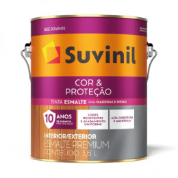 SUVINIL ESMALTE COR & PROTEÇÃO FOSCO 3,6L VERDE ESCOLAR
