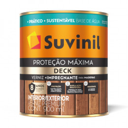 SUVINIL VERNIZ DECK BASE AGUA ACETINADO 0,9L NATURAL