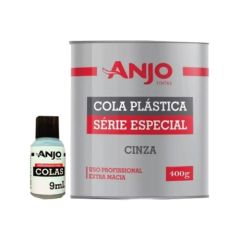 ANJO MASSA PLASTICA CINZA 400GR COM CATALISADOR