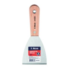 ATLAS ESPATULA AÇO REFORCADO 80MM 3"