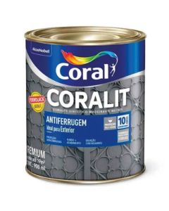 CORALIT FERROLACK ANTIFERRUGEM PLATINA 0,9L