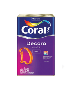 CORAL DECORA MATTE 18L BRANCO