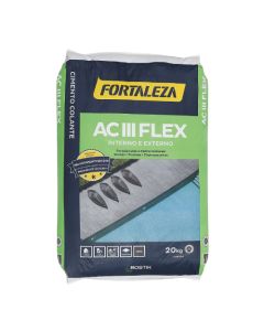 FORTALEZA ARGAMASSA AC-III FLEX BRANCO 20KG