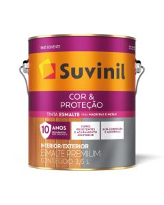SUVINIL ESMALTE COR & PROTE&Ccedil;&Atilde;O BRILHANTE 3,6L VERMELHO